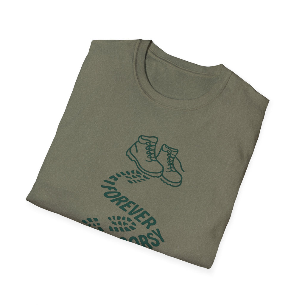 Boots with Footprints T-Shirt