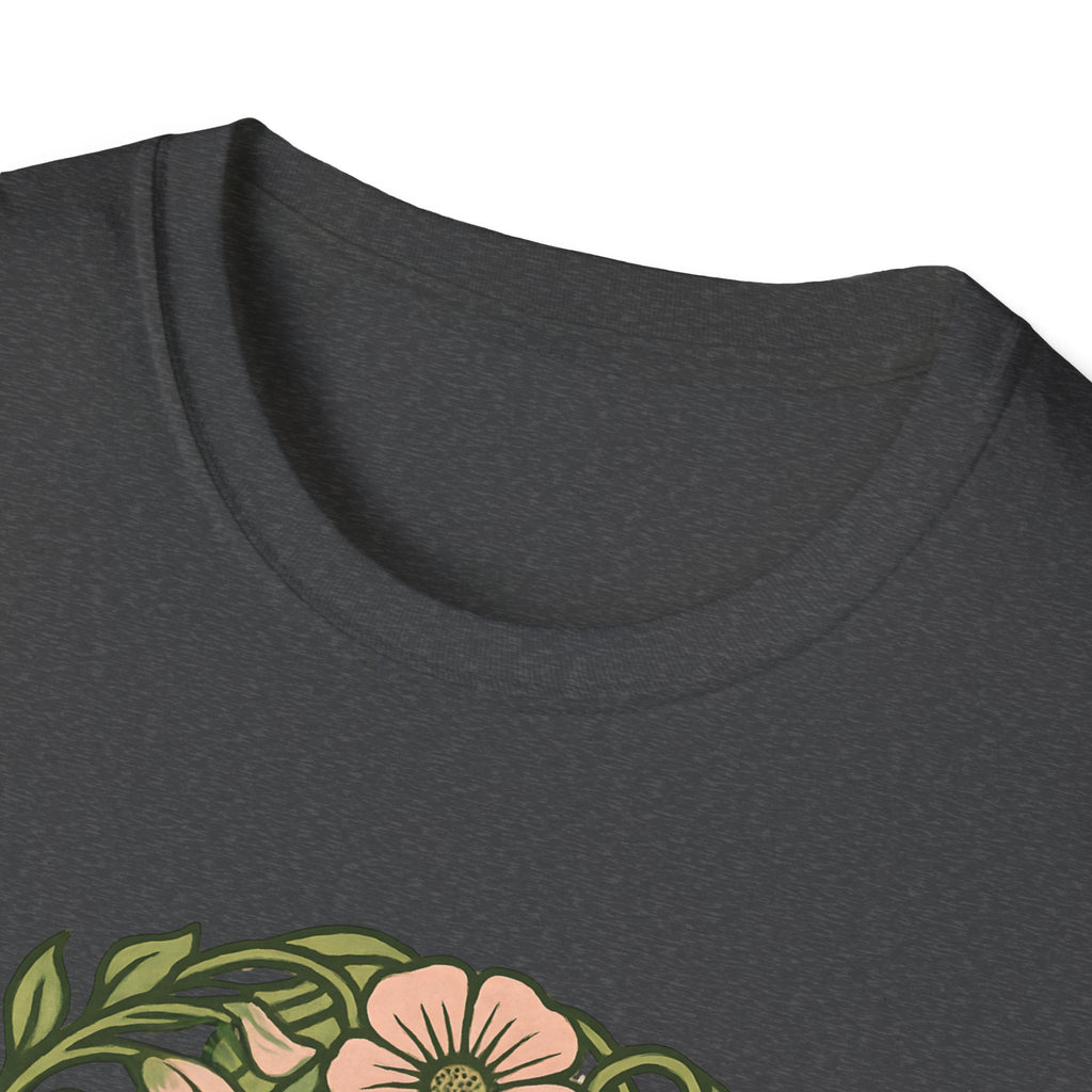 Floral Crown Portrait T-Shirt