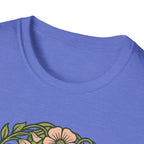 Floral Crown Portrait T-Shirt