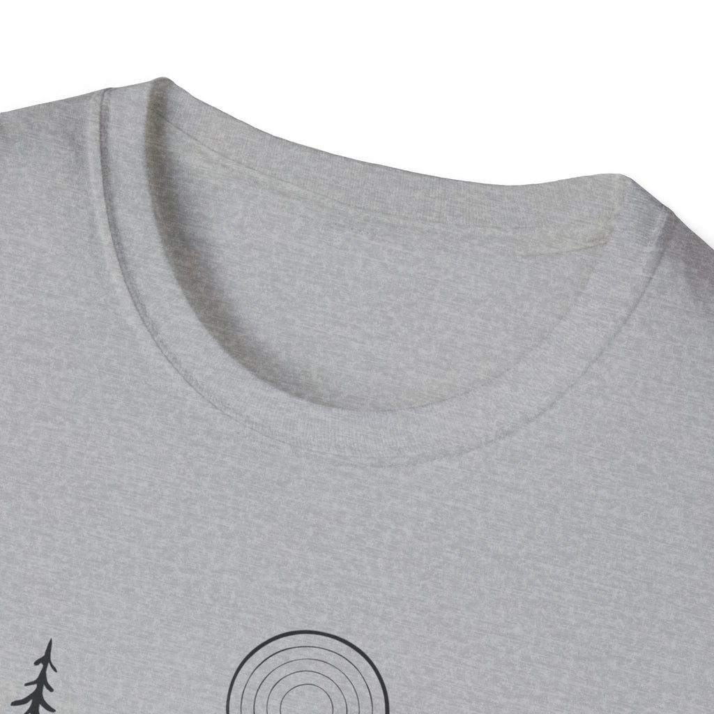 Moonlit Mountain Landscape T-Shirt