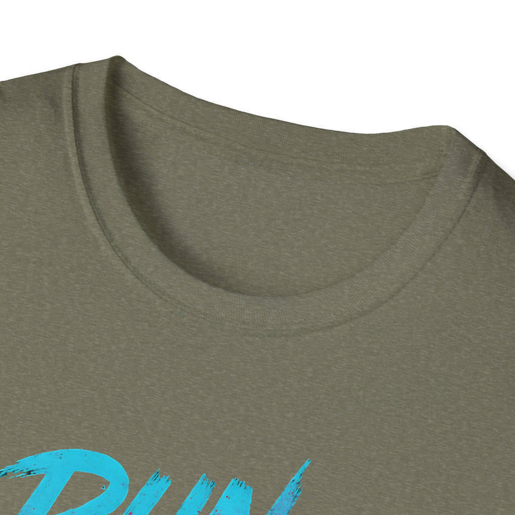 Neon Run Wild Typography T-Shirt