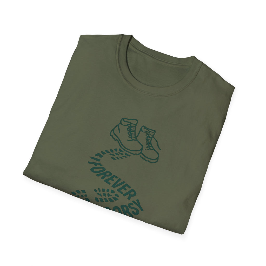Boots with Footprints T-Shirt