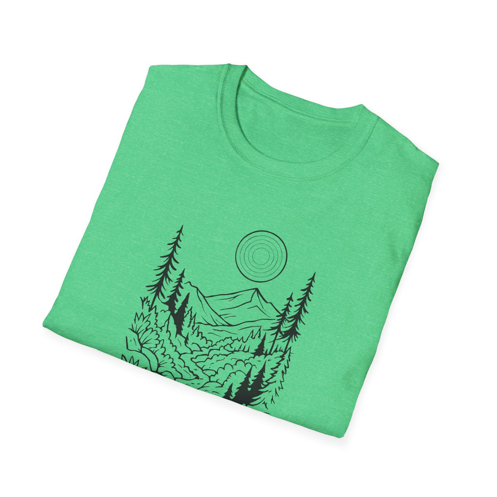 Moonlit Mountain Landscape T-Shirt