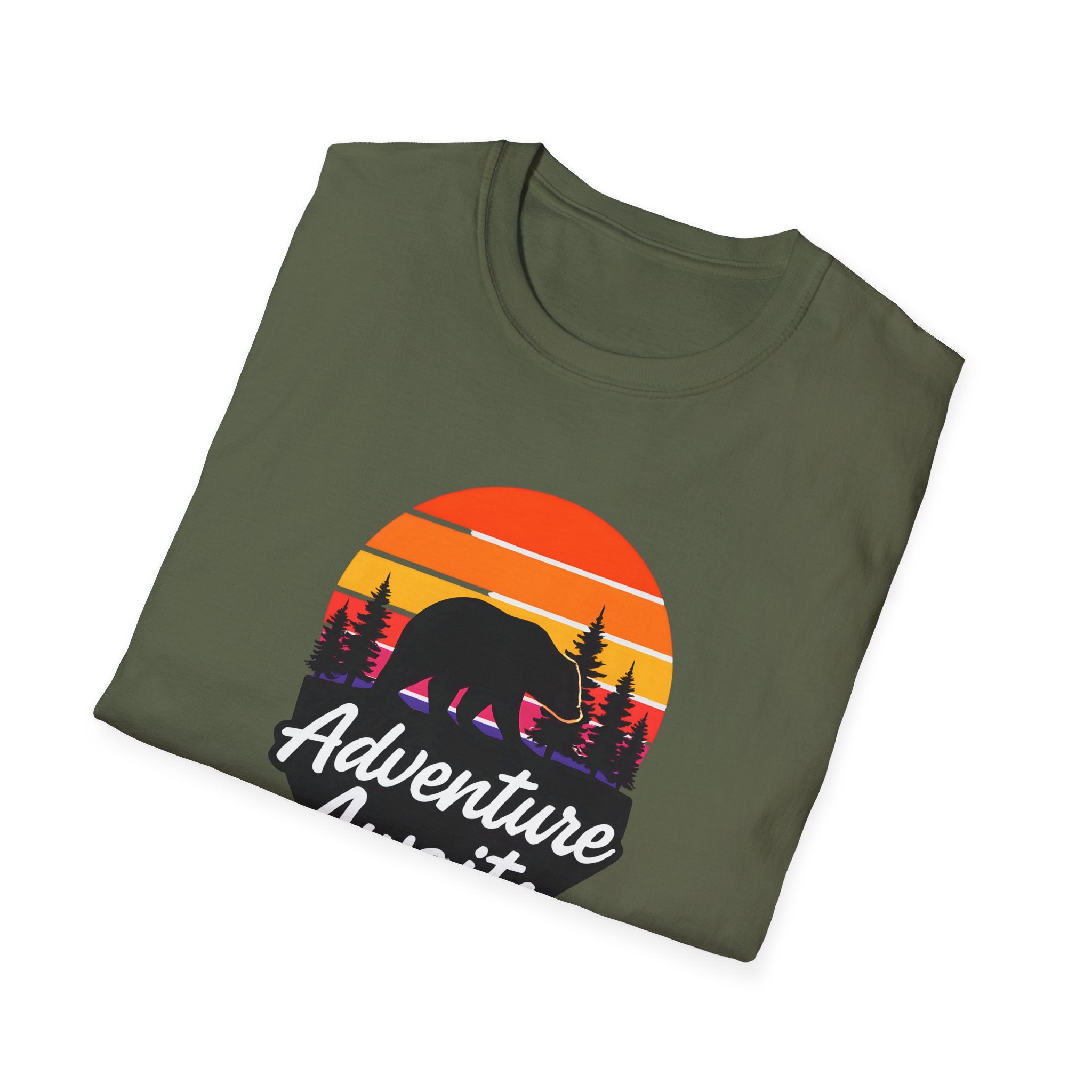 Bear in Sunset Forest T-Shirt